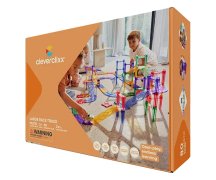 Cleverclixx Magnetická závodní dráha Pastel - 80 ks