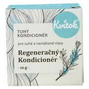 Kvitok Přírodní tuhý kondicionér pro suché a namáhané vlasy 20 g