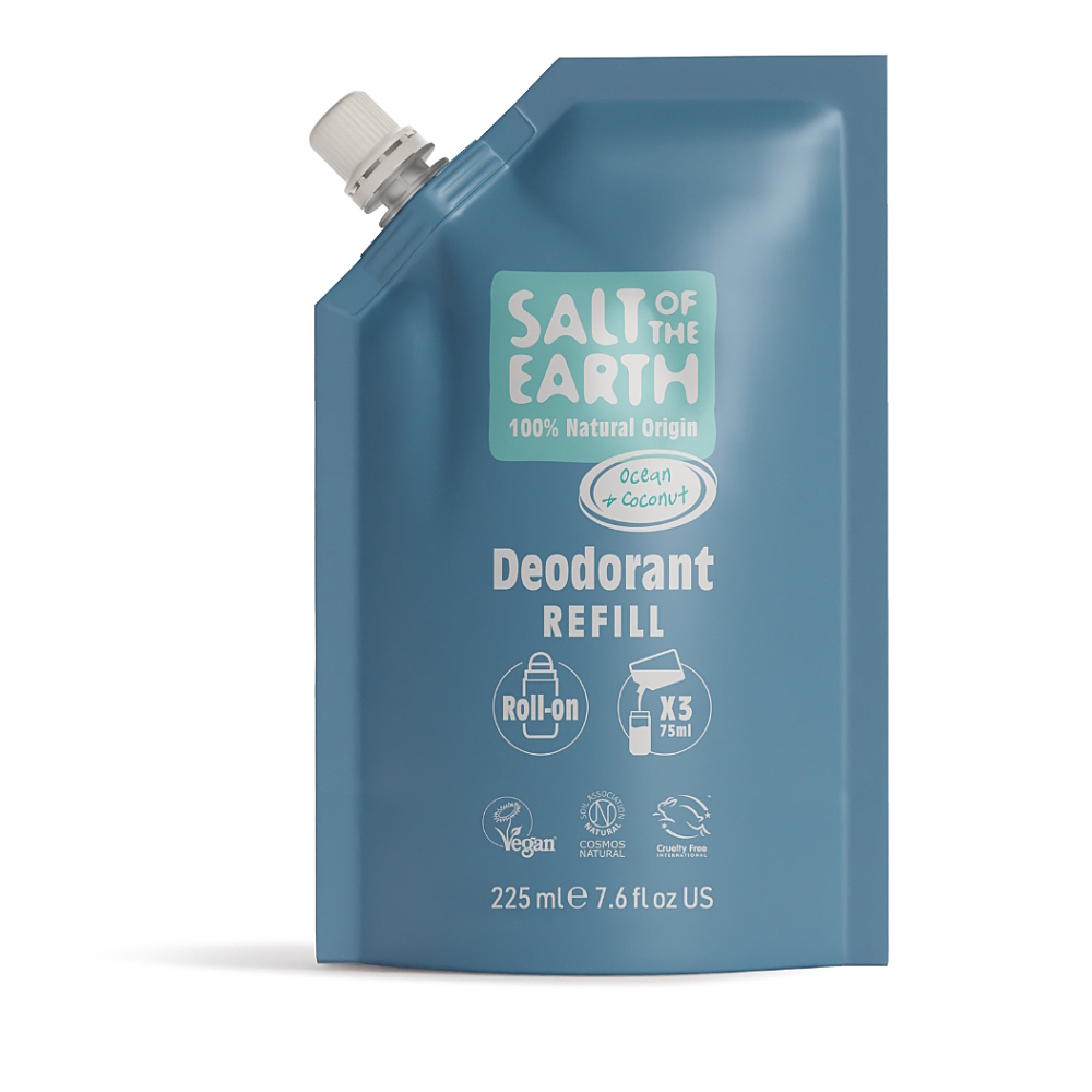 SALT OF THE EARTH Náplň přírodní deo roll-on ocean & coconut 225 ml