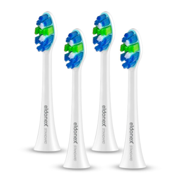 Eldonex Sonic Brush Heads standard white 4ks