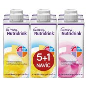 Nutridrink balíček 5+1 (vanilka-jahoda) 6x200ml