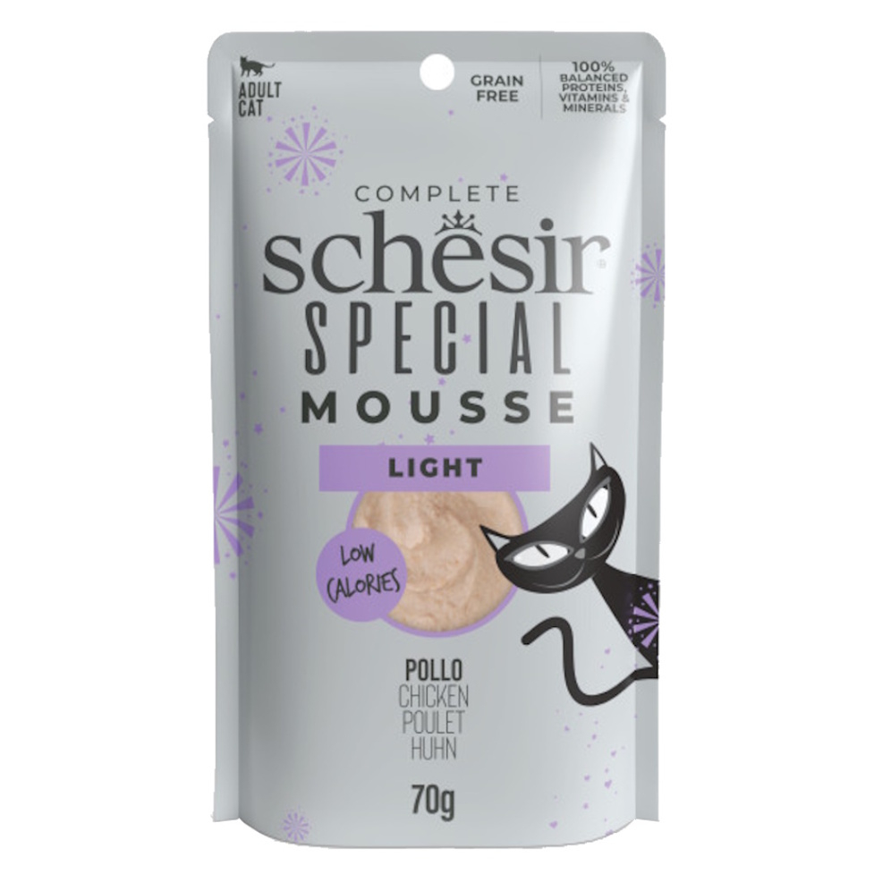 SCHESIR Special Mousse Light kapsička pro kočky kuře 70 g