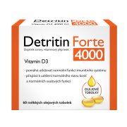 DETRITIN Forte vitamin D3 4000 IU 60 měkkých tobolek