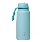 B.BOX Nerezová termolahev s brčkem 1l - lagoon