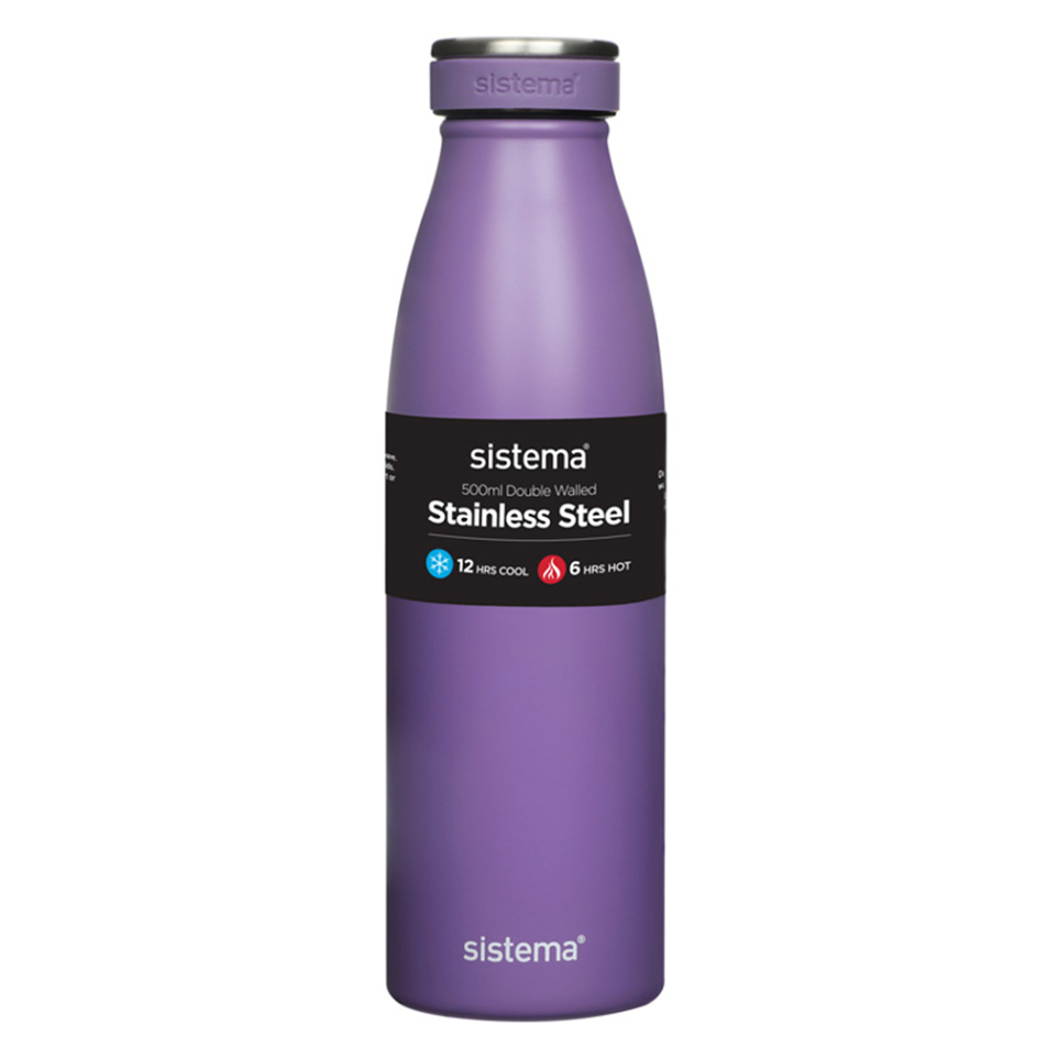 SISTEMA Hydrate Termoláhev Stainless Steel fialová 500 ml
