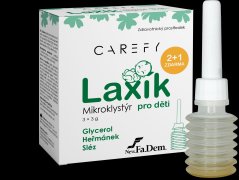 CAREFY Laxík mikroklystýr pro děti 3x3g