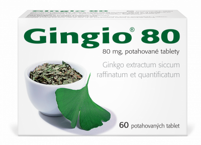 Gingio 80mg 60 potahovaných tablet