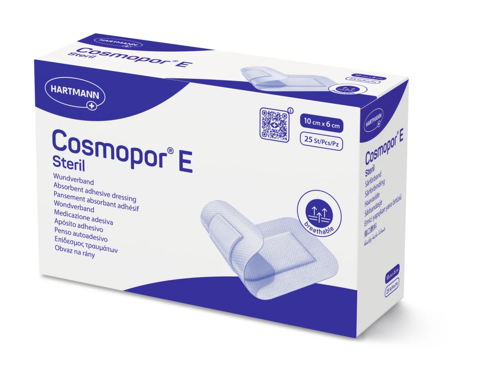 Rychloobvaz COSMOPOR E sterilní 10x6cm 25ks