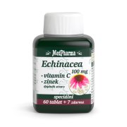 MedPharma Echinacea 100 mg + vitamin C + zinek 67 tablet