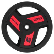 inSPORTline Pogumovaný kotouč  Herk 25 kg 30 mm