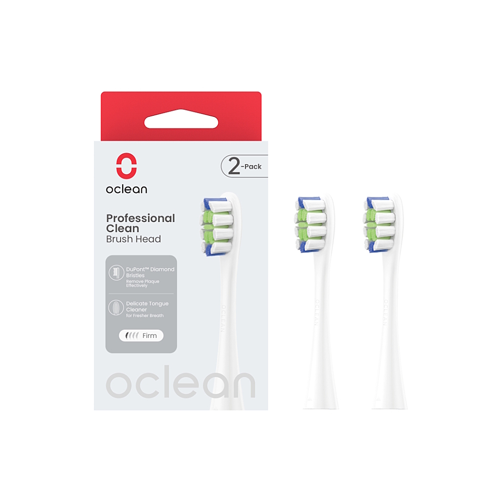 Oclean Professional Clean náhradní hlavice 2 ks bílé