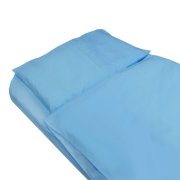SkinPro Silver dětské prostěradlo s gumou 60 × 120 cm světle modrá