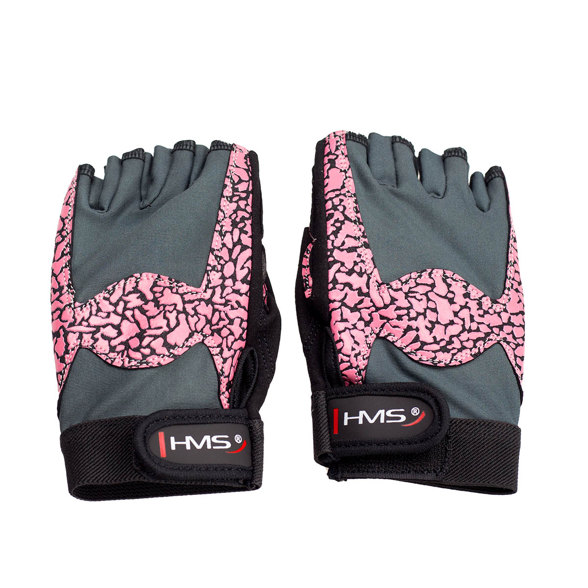 HMS FITNESS RUKAVICE RŮŽOVÉ RST03 Velikost: M