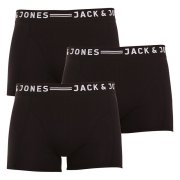 Jack and Jones 3PACK pánské boxerky černé (12081832 - black/black) M