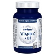 CLINICAL Vitamín C + D3 100 kapslí