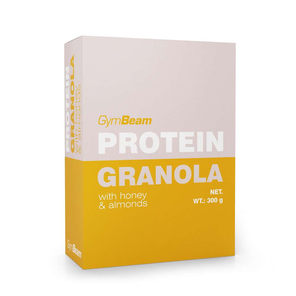 GYMBEAM Proteinová granola s medem a mandlemi 300 g