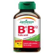JAMIESON Vitamíny B6 B12+kyselina listová tbl.110