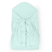 Petite&Mars Zavinovačka šněrovací Nurse s pevnou kokosovou vložkou Frosted Mint 75x75 cm