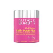 Nutriburst Biotin PowerPlus gummies pro vlasy, pleť a nehty 60 ks jahoda