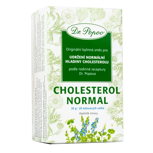 Dr.Popov Čaj Cholesterol normal 20 x 1.5 g