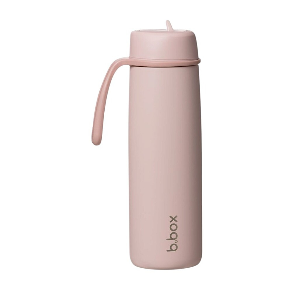 B.BOX Nerezová termolahev s brčkem blush crush 690 ml