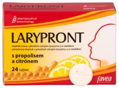 Favea Larypront s propolisem a citrónem tbl.24