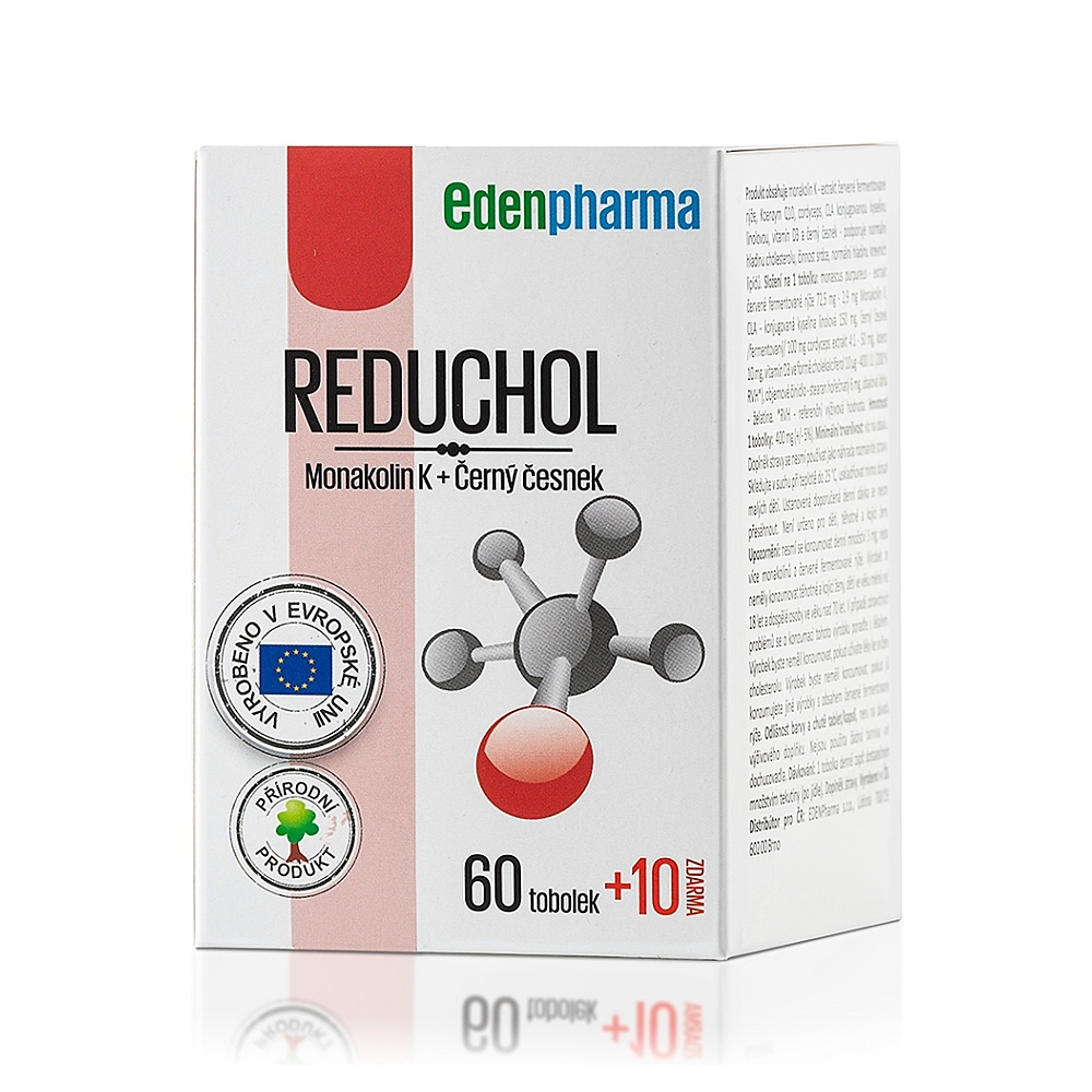 EDENPHARMA Reduchol 60+10 tobolek ZDARMA