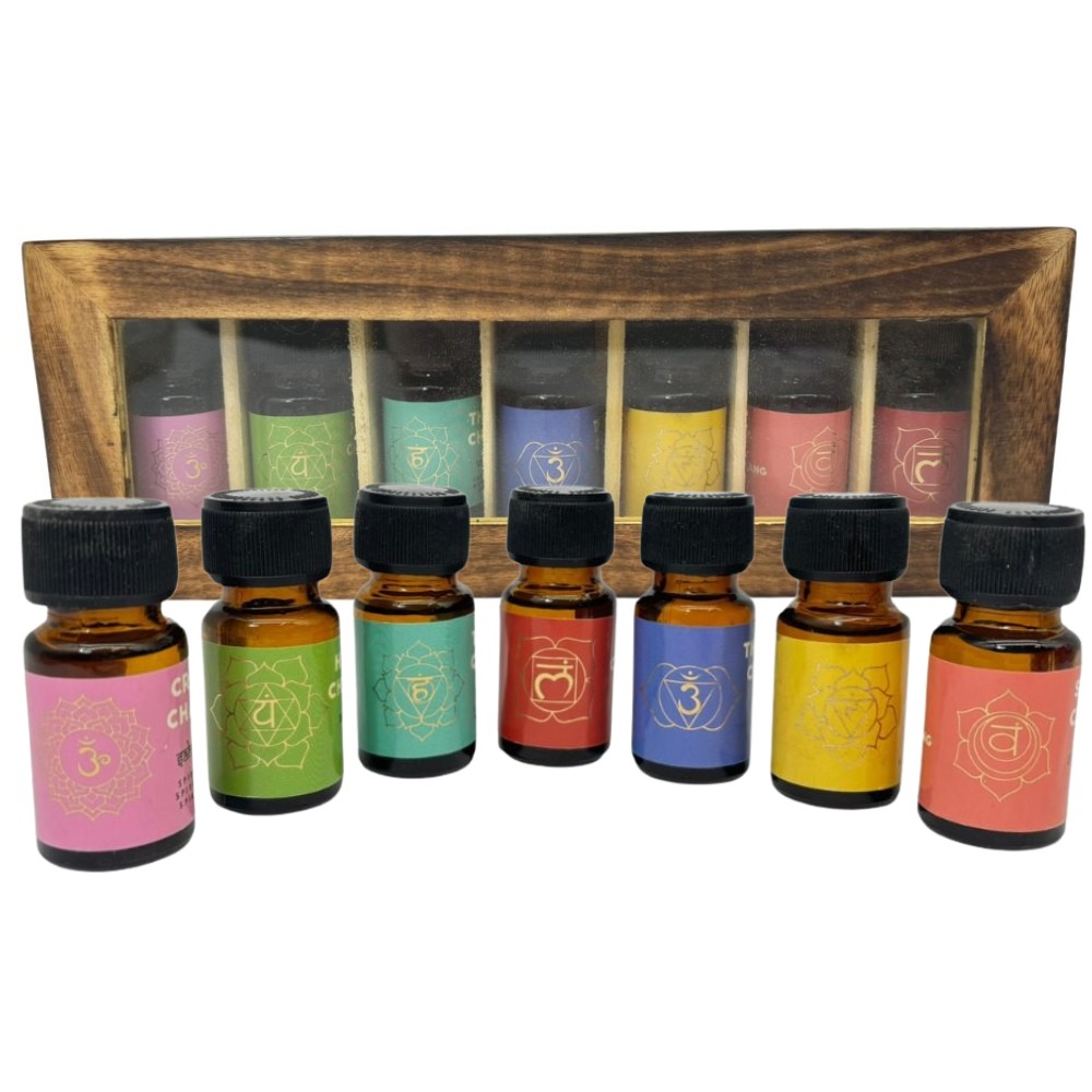 Song of India Balanced Chakra Sada vonných olejů 7x 10 ml
