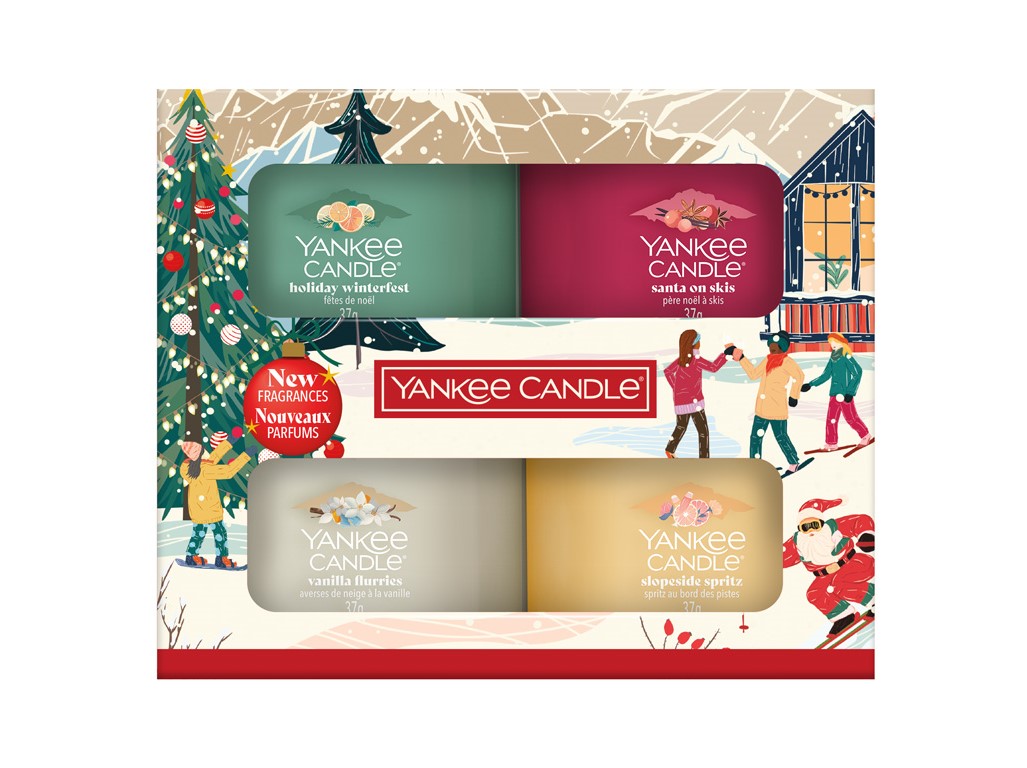 YANKEE CANDLE Vánoční Set 2025 4× 37 g
