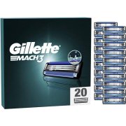 Gillette Mach3 Náhradní Holicí Hlavice Pro Muže, 20 Náhradních Holicích Hlavic