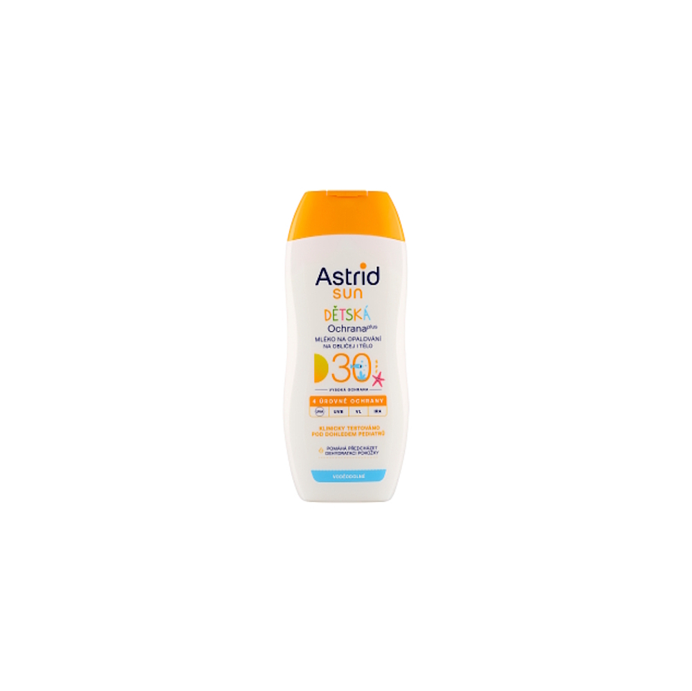 ASTRID Sun Dětské mléko na opalování OF30 200 ml