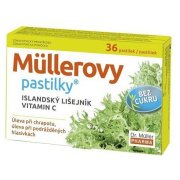 Müllerovy pastilky s islandským lišejníkem bez cukru 36ks ZP