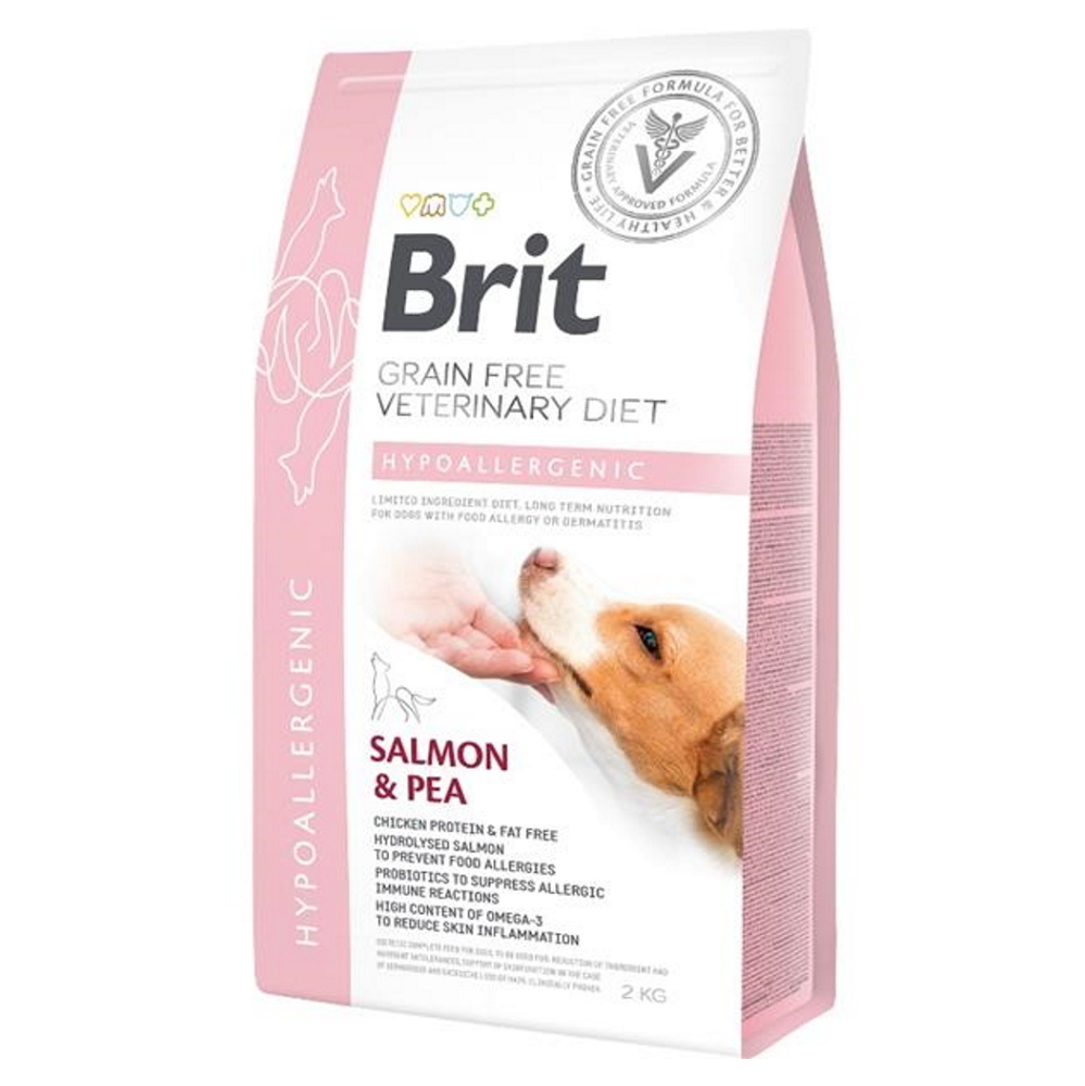 BRIT Veterinary diet grain free hypoallergenic granule pro psy, Hmotnost balení: 12 kg