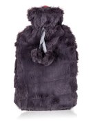Calme Termofor Plush 2 l zahřívací láhev černá