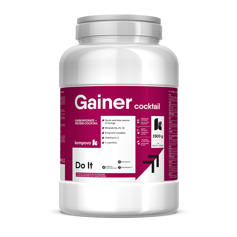KOMPAVA Gainer vanilka 2,5kg