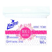 LINTEO Vatové tyčinky papírové 160 ks
