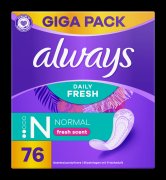 Always Intimky Daily Fresh Normal Fresh Scent 76ks