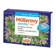Müllerovy pastilky mix bez cukru 3x12ks ZP