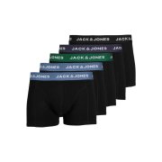 Jack and Jones 5PACK pánské boxerky černé (12254366) XXL