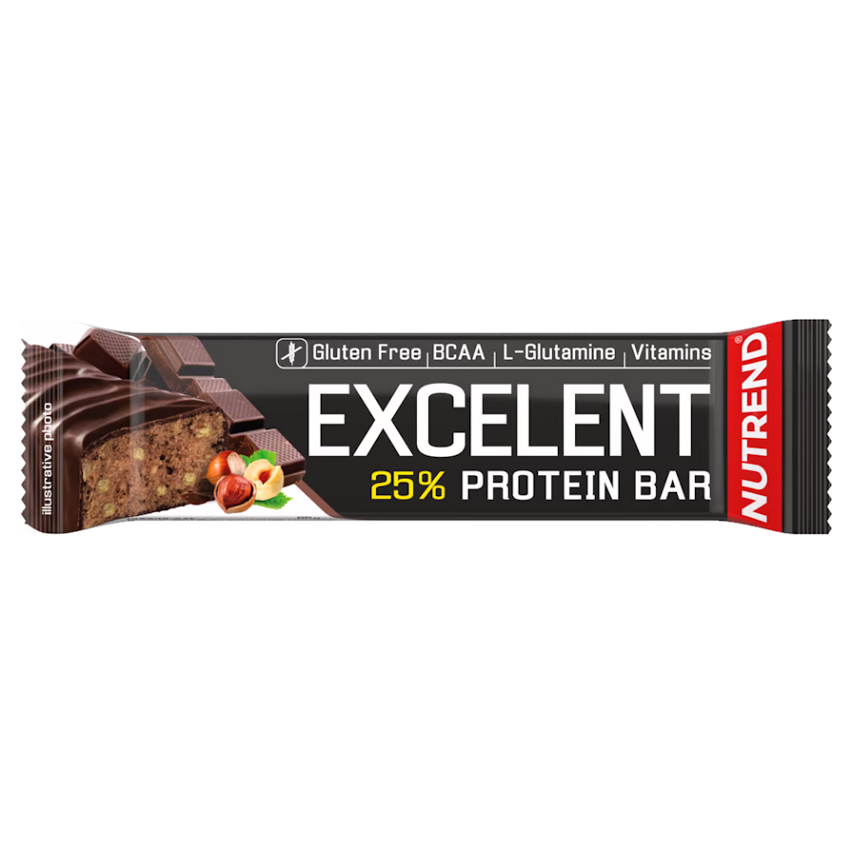 Nutrend Excelent Protein Bar čokoláda s oříšky v mléčné čokoládě 85 g
