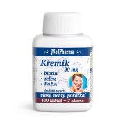 MedPharma Křemík 30mg+Biotin+PABA tbl.107