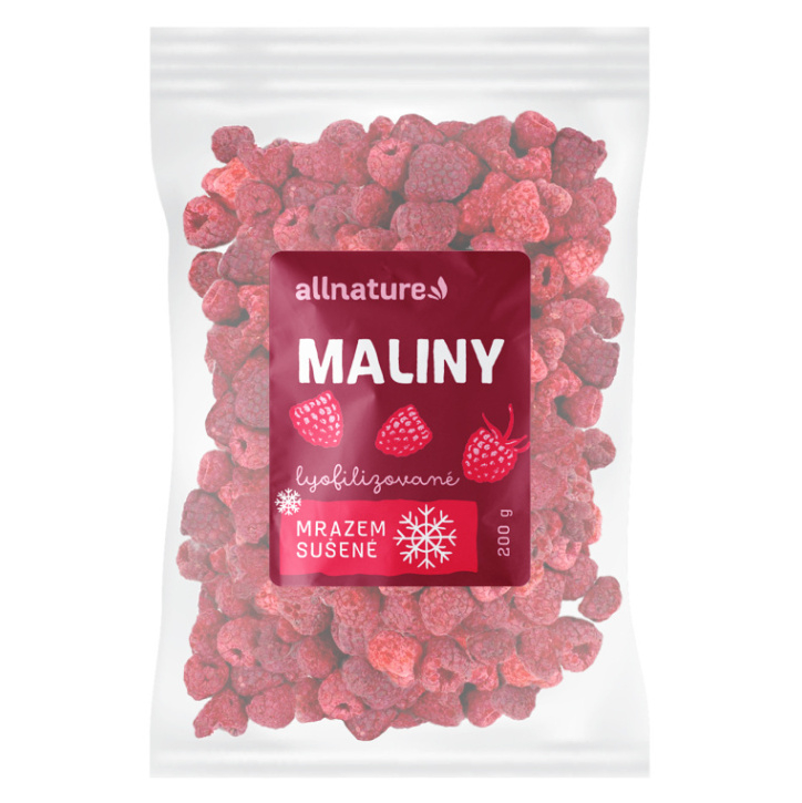 Allnature Maliny sušené mrazem 200g