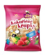Kukuřičné křupky jahodové 90g