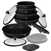 Berlingerhaus Sada nádobí s titanovým povrchem 13 ks Black Rose Collection