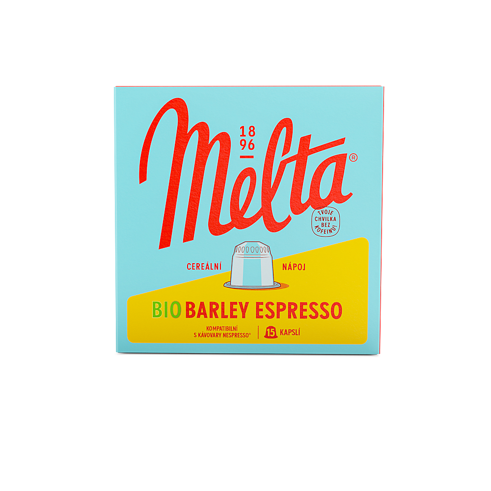 MELTA Barley espresso BIO 15 kapslí