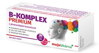 B-komplex PREMIUM tbl.20+10 Moje lékárna