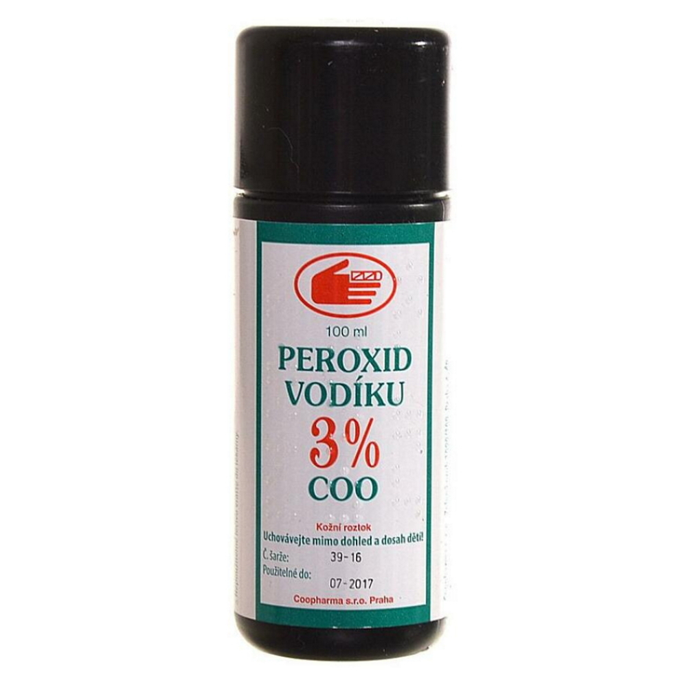 Peroxid vodíku COO 3% drm.sol.100ml