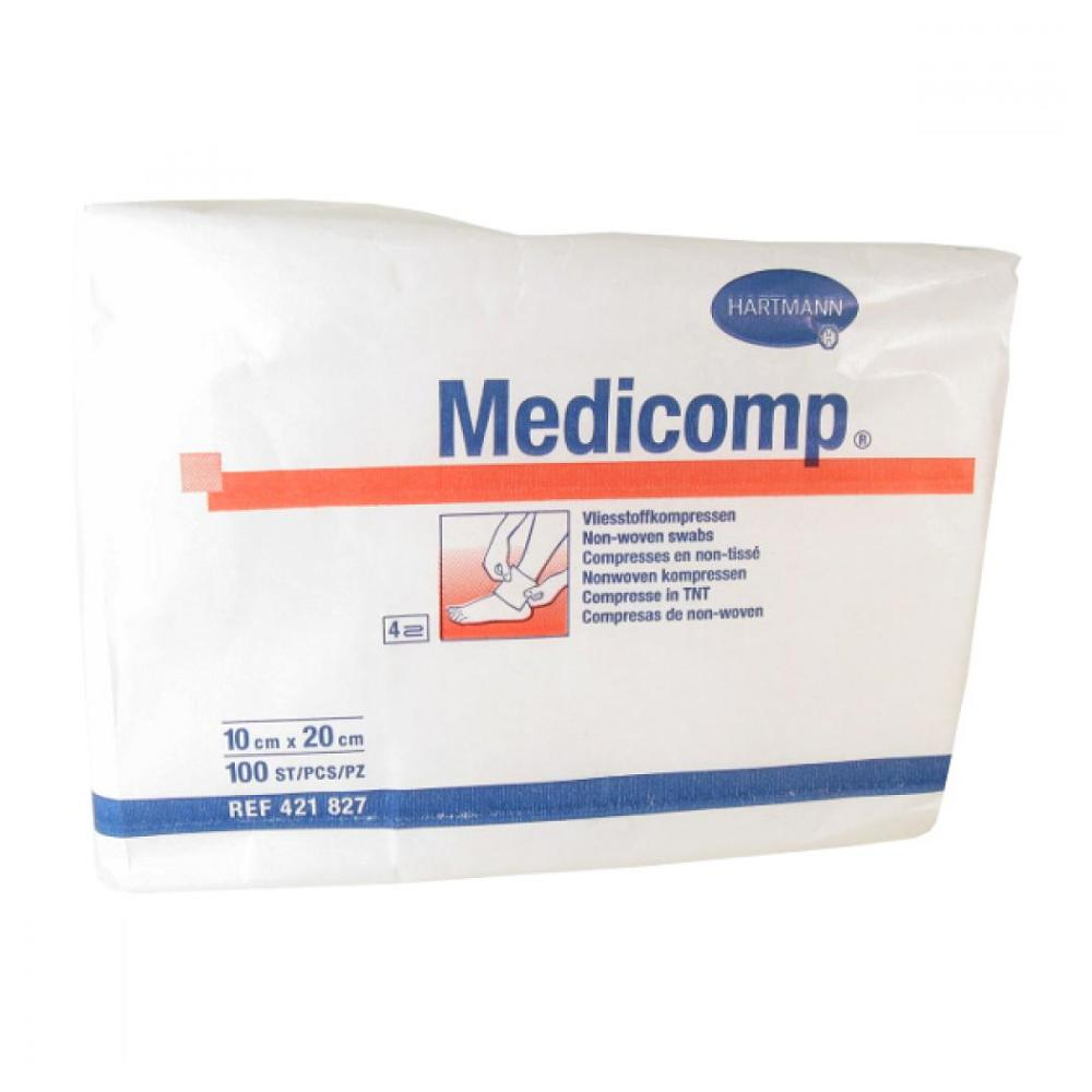 MEDICOMP Kompres nesterilní 10 x 20 cm 100 kusů