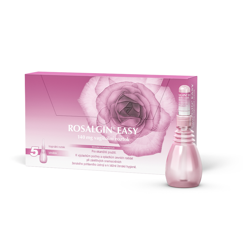 Rosalgin Easy 140mg vaginální roztok 5x140ml