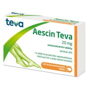 Aescin Teva, 20 mg, 120 enterosolventních tablet